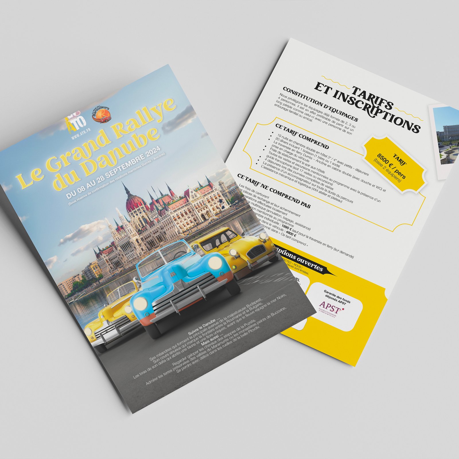 Mockup pour LVA x ATO crée par le collectif en communication à Lyon Werss